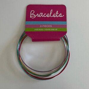 NEW set of 6 multicolored bangles